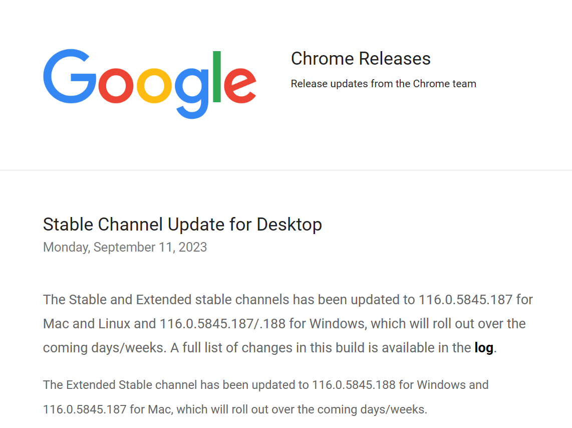 Chrome 浏览器发布紧急更新，修补已被利用的“CVE-2023-4863”零日漏洞