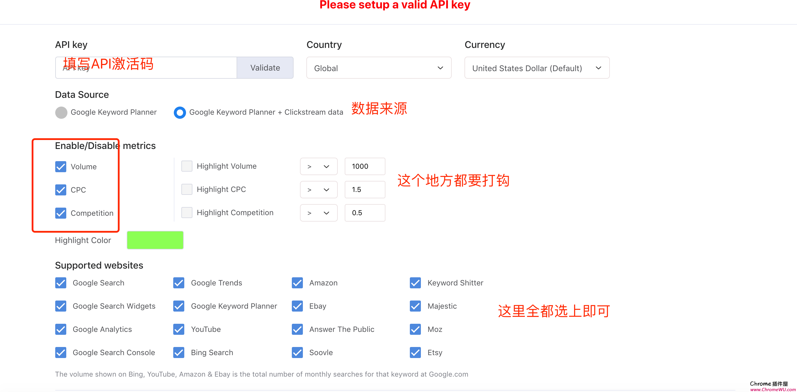 Keywords Everywhere插件-免费的 SEO 关键词研究工具（下载/安装使用教程）